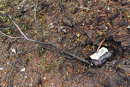 Появилось видео последствий удара по детскому саду в российском городе