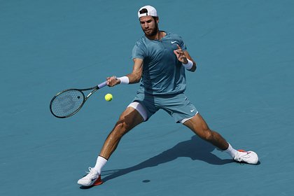 Российский теннисист Хачанов вышел в полуфинал турнира ATP в Майами