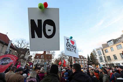 В Германии прошли многотысячные демонстрации