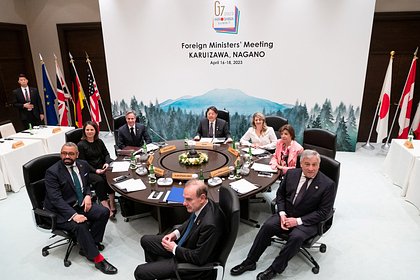 Главы МИД G7 осудили Россию за «угрозу» разместить ядерное оружие в Белоруссии