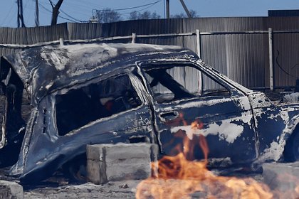 В Петербурге шесть легковых авто сгорели дотла