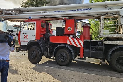 В центре Москвы загорелся ресторан