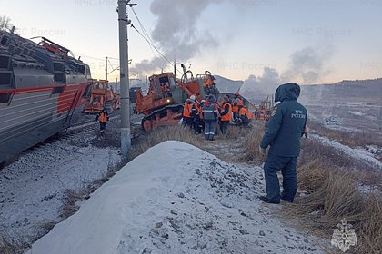 МЧС рассказало о грузе в сошедших с рельсов в Забайкалье вагонах