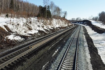 Столкнувшийся с тепловозом в российском регионе поезд продолжил движение