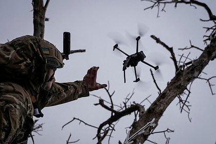 Украинский дрон-камикадзе взорвался в российском регионе
