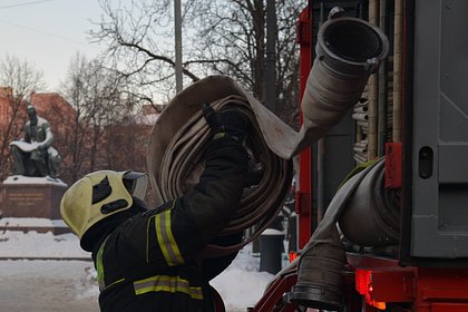 В Москве загорелся «дом-корабль»