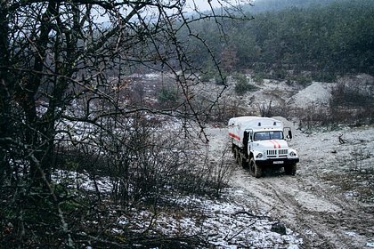 В Севастополе над Черным морем сбили беспилотник