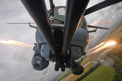 Российские вертолеты поразили ракетами критически важные объекты Украины