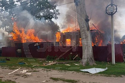 Стало известно о погибшем в загоревшемся после обстрела ВСУ российском поселке