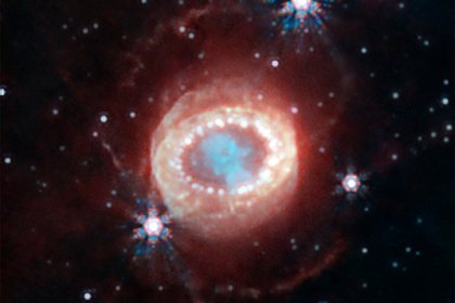 Получено детальное изображение остатка сверхновой SN 1987A