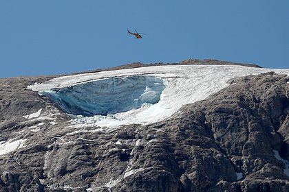 Площадь альпийского ледника Мармолада сократилась вдвое за 25 лет