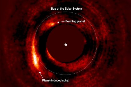 Обнаружена новая протопланета на расстоянии 374 световых лет
